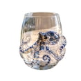 thumbnail image 2 of 3D Ocean Octopus Drinking Glass,Artisanal Handmade Blue Ringed Octopu Glassware,Coastal Home Decor Gift for Ocean Lovers(octopus), 2 of 9