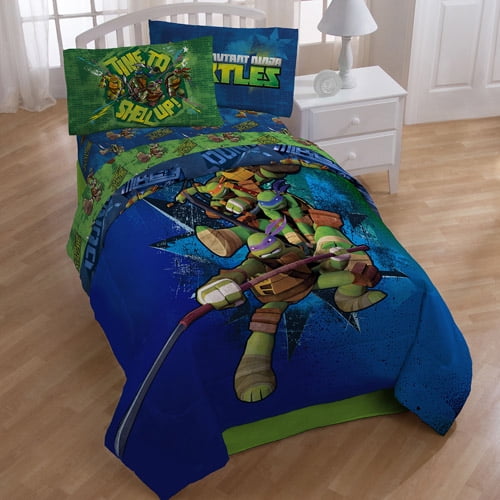 Nickelodeon Teenage Mutant Ninja Turtles Twin Or Full Comforter 1