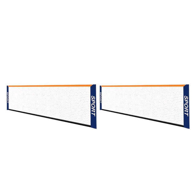 Toystoory Professional Standard Badminton Net Volleyball Mesh Training Sport Outdoor 4.1 millones 2piezas