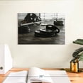 thumbnail image 3 of Elephant Stock Weight Plates And Bar Wall Art - Horizontal Canvas Wall Art - Gym/sport Rooms Wall Decor - Sports Canvas - Brown And Gray Decor - 12" x 8", 3 of 8