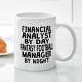 thumbnail image 5 of CafePress - Financial Analyst Fantasy Football Manager Mugs - 11 oz Ceramic Mug - Novelty Coffee Tea Cup, 5 of 6