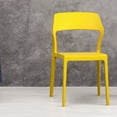 thumbnail image 6 of 32.75" Yellow Solid Patio Dining Chair, 6 of 8