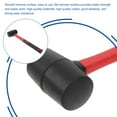 thumbnail image 3 of WESIEVYA 24Pack Small Rubber Hammer Tool for Professionals TPR and Fiber Handle 8oz, 3 of 7