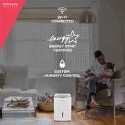 Frigidaire High Humidity 50-Pint Capacity 4500 Sq ft Dehumidifier with Wi-Fi, Bedroom, Basement, Garage, 1 Piece, FGAC5044W1