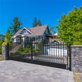 thumbnail image 5 of ALEKO Steel Dual 16 x 6 feet Black Swing Driveway Gate Venice Style, 5 of 14