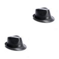 thumbnail image 2 of Qarigey Gorras elegantes para hombres Diseños clásicos para cualquier evento Sombrero para hombres Sombrero vintage Sombrero Fedora Sombrero negro 2Conjunto, 2 of 6