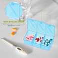 thumbnail image 4 of MasteelfCA 1Pc Weekly Pill Organizer 21 Compartment Pill Box Portable Medicine Container, 4 of 7