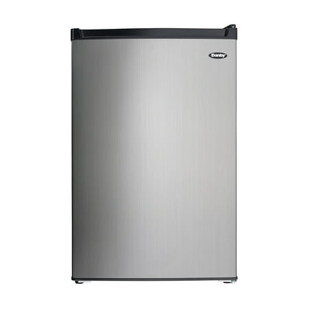 Danby 4.5 cu. ft. Compact Fridge with True Freezer in Stainless Steel (DCR045B1BSLDB)