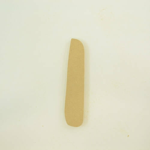 Package of 1, "I" 14 Inch X 1/2" MDF Letters In The Waltograph Font | Thick For Art & Craft Project, Made in USA