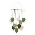 thumbnail image 4 of Tapiz de Macramé Macarena con Hojas Tejido a Mano 15,75 pulgadas x Verde, 4 of 8