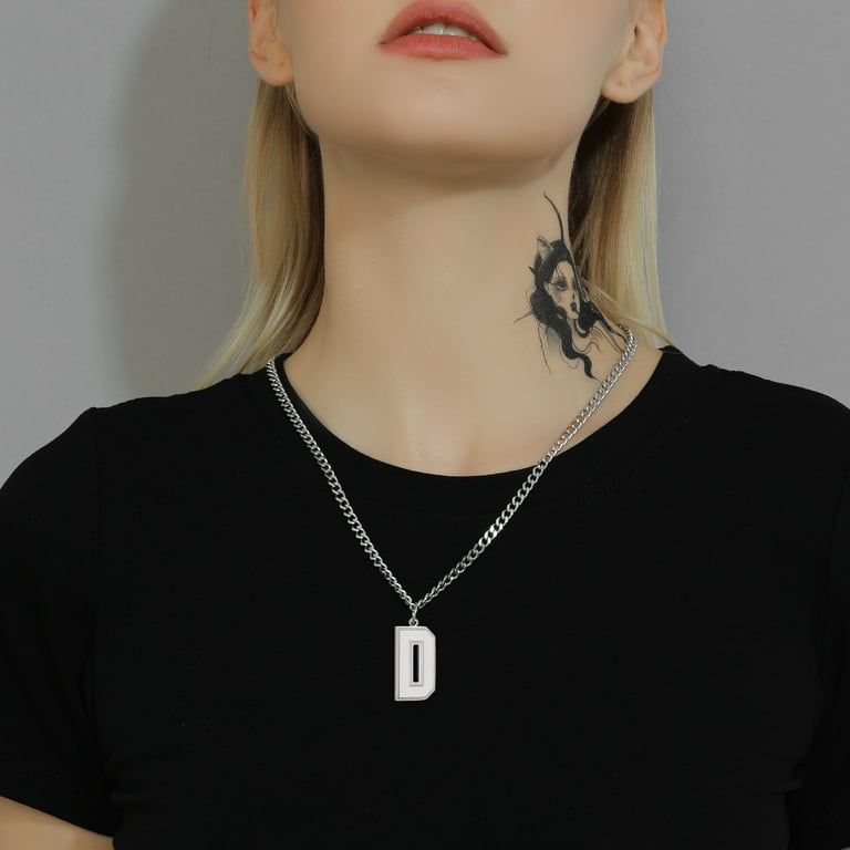 Mens outlet initial jewelry