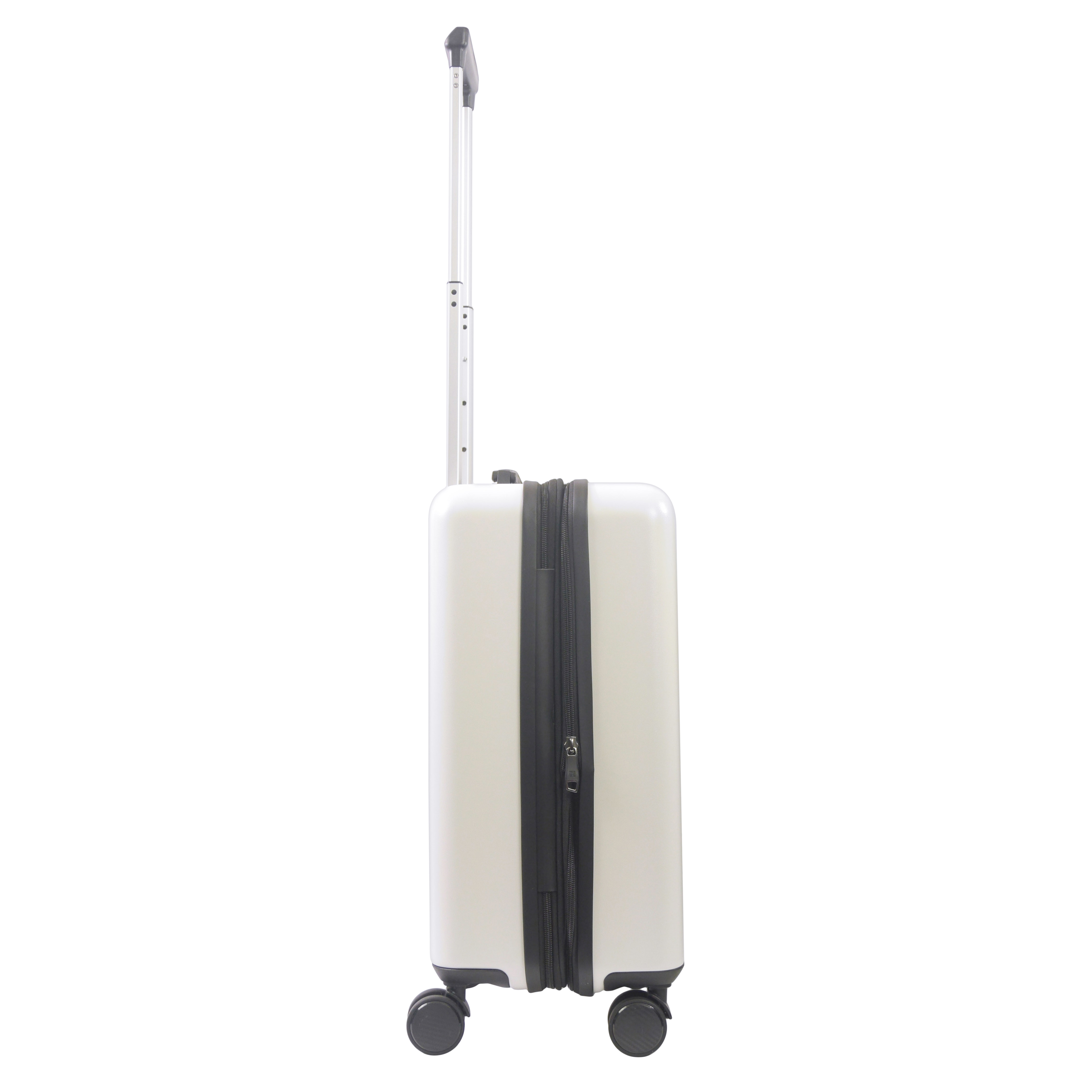 FUL Sanrio Kuromi and My Melody 22.5 Inch Carry On Luggage, Hardshell Rolling Suitcase with Spinner Wheels, White