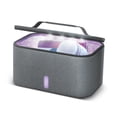thumbnail image 2 of Vie Oli UV-C Portable Sanitizer Collapsible Home Bag Kills 99.9% Bacteria, Gray, 2 of 2