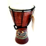 Djembe Drum- African Percussion Drum, Bongo Hand Drum, 9" , JIVE BRAND, Professional Sound