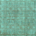 thumbnail image 1 of Ahgly Company Indoor Square Persian Turquoise Blue Traditional Area Rugs, 3' Square, 1 of 4