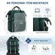 thumbnail image 5 of Mochila LOVEVOOK College Laptop 15.6 pulgadas impermeable verde oscuro, 5 of 8