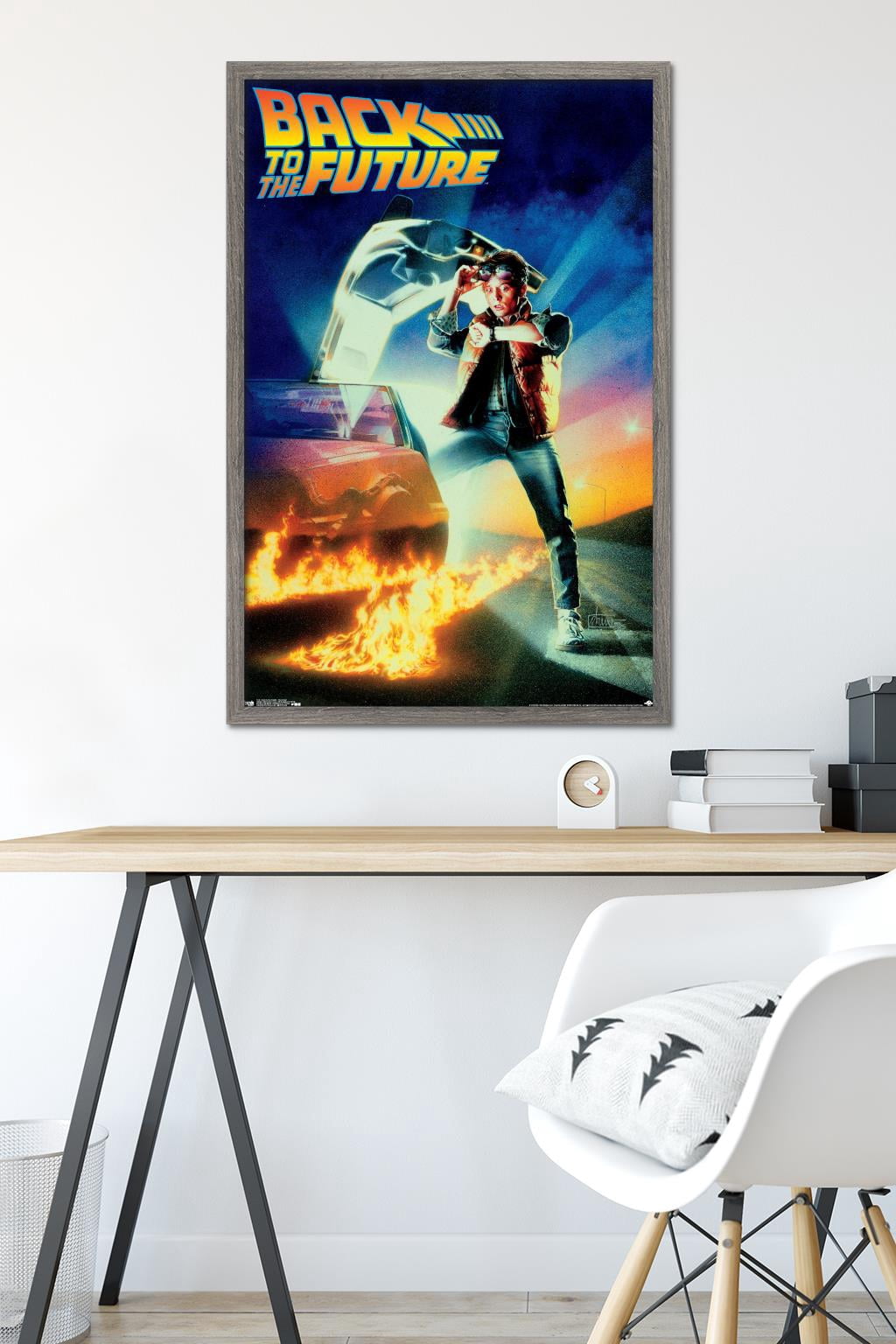 Back to the Future - One Sheet Wall Poster, 22.375" x 34", Framed