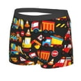 thumbnail image 2 of Balery Construction Truck Men's Boxer Briefs, Soft and Breathable Cotton Underwear with nylon Waistband-Medium, 2 of 9