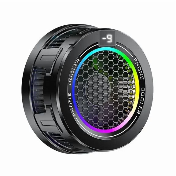 X108 3 Gears Semiconductor Freeze PUBG Game Cooler Mobile Phone Magnetic/ Back Clip 2 IN 1 Cooling Radiator for IPhone Android
