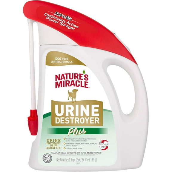 Urine Destroyer Plus Dog, 32 Ounces, Enzymatic Formula, Ready-to-Use
