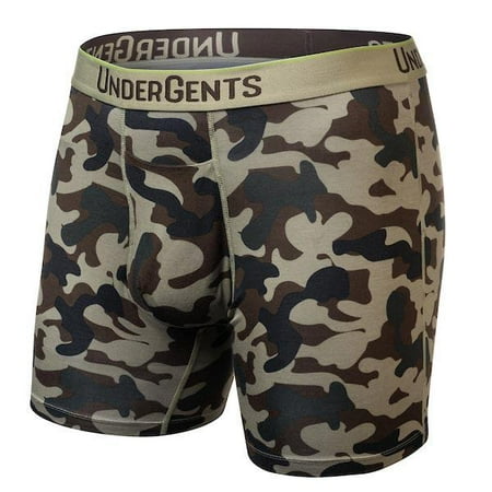 

UnderGents 6 Men s Boxer Brief (With Horizontal Fly Front): Ultra-Soft Cooling Comfort Underneath