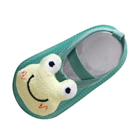 

Animal Kids Boys Girls Socks Barefoot Aqua Shoes Socks Non Floor Cartoon Pattern Mesh Sneakers Shoes Green 18 Months-24 Months
