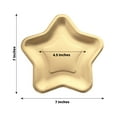thumbnail image 3 of Efavormart 25 Pack Matte Gold Star Shaped Paper Dinner Plates, 7" Eco Friendly Party Plates - 300GSM, 3 of 10