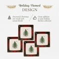 thumbnail image 3 of Spode Christmas Tree Tartan Square Tidbit Plates (Set of 4) - 5" Holiday Appetizer Platter for Christmas Entertaining - Traditional Tartan Plaid with Iconic Tree Motif - Microwave and Dishwasher Safe, 3 of 7