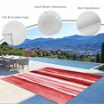thumbnail image 3 of Red Ombre Outdoor Rug for Patio/Deck/Porch, Non-Slip Large Area Rug 4 x 6 Ft, Modern Abstract Art Farmhouse Indoor Outdoor Rugs Washable Area Rugs, Reversible Camping Rug Carpet Runner, 3 of 8