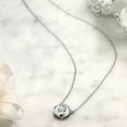 thumbnail image 4 of Gem Stone King 1.10 Ct Round Green Prasiolite 925 Sterling Silver Solitaire Necklace, 4 of 4