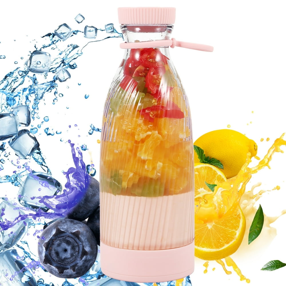 Mixeur Portable Rechargeable USB-C - 340 Ml, 6 Lames, étanche IP67 - Pour Smoothies Et Shakes