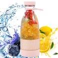 thumbnail image 1 of Mélangeur à Smoothies Portable 500 ml Gobelet Mini Mélangeur avec 6 Lames en Acier Inoxydable 1200 mAh Mélangeur de Fruits Rechargeable Mélangeur Réutilisable Mini Mélangeur Presse-Agrumes Mélangeur Personnel avec Couvercle pour la Maison Off, 1 of 11