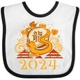 thumbnail image 3 of Inktastic 2024 Chinese New Year Dragon Boys or Girls Baby Bib, 3 of 4