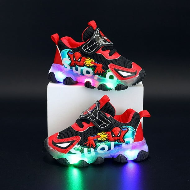 Chaussures de sport à roulettes lumineuses à LED pour enfants