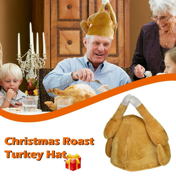 Moving Turkey Leg Hat Sand Sculpture Toy Chicken Leg Hat Dances With Music