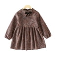 thumbnail image 2 of KYAIGUO Robes Décontractées pour Enfants Filles Robe de Printemps Robe en Coton à Fleurs 1-12T Tunique à Manches Longues Robe de Princesse, 2 of 9