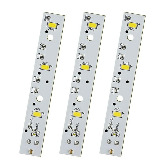 Pack of 3 WR55X26671 LED Light Plastic for Refrigerators LED Light Replace PS11767930 AP6035586 4468532 EAP11767930