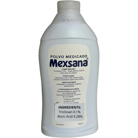 Mexsana Talco Desodorante para pies por 300g, Ayuda a Refrescar y Absorber Sudor -Mexsana Foot Powder - Traditional Relief for Feet, 10.58 oz, Sweat Absorption