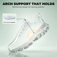 thumbnail image 4 of ALLSWIFIT Women's Slip On Stability Cross Trainer Walking Shoes Coushioning Arch Support Non Slip Breathable Comfortable Workout Running Tennis Gym Fashion Sneaker, 4 of 8