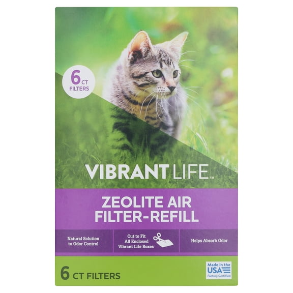 Vibrant Life Zeolite Air Filter Refills, 6 Count