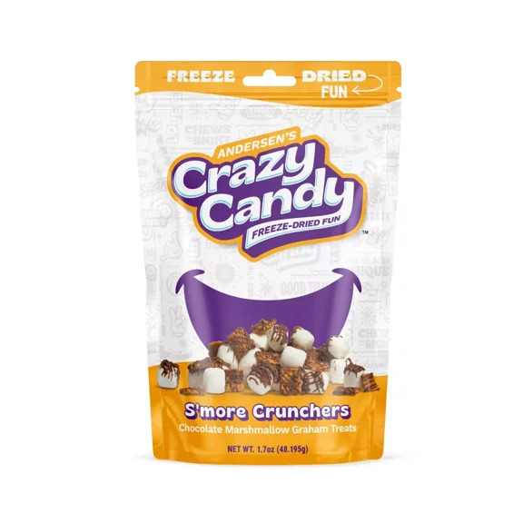 Crazy Candy S'Mores Crunchers Freeze Dried Candy