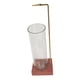 thumbnail image 2 of Porta incienso con base de madera y recolector de cenizas de cristal. Adorno de incienso. 18 cm, 2 of 6