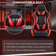 Supllueer Racing Simulator Cockpit With Adjustable Ergonomic Red Seat Fits For Logitech G920 Thrustmaster.Excluding electronic devices
