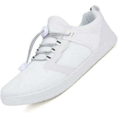 Men s and Women s Casual Fitness Sneakers  Lightweight  Breathable  Waterproof  Trail Running  Non-Slip Rubber Outsole  Black/Grey/White The Design of The Shoes is Simple and Stylish