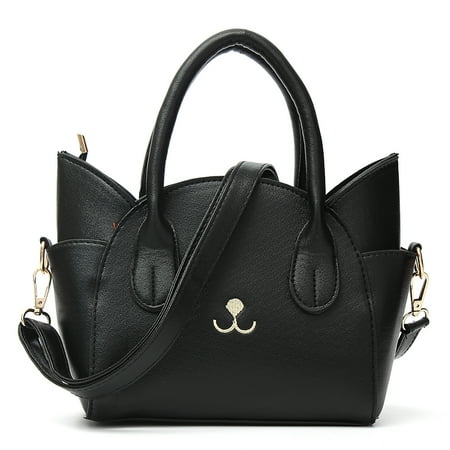 New Shoulder Bag Handbag Crossbody Bag,Cat Face PU Leather Cute Simple For Women