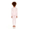 thumbnail image 2 of Thermajane Thermal Underwear for Girls Long John Set Kids (Baby Pink, Small), 2 of 5