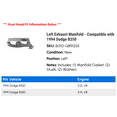 thumbnail image 2 of Left Exhaust Manifold - Compatible with 1994 Dodge B350, 2 of 2