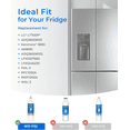thumbnail image 6 of Waterdrop 469690 ADQ36006101 Refrigerator Water Filter, Replacement for LG® LT700P®, Kenmore 469690, 9690, ADQ36006102, Standard, Pack of 6, 6 of 9