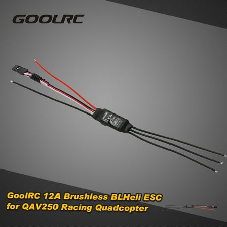 Original GoolRC 12A Brushless BLHeli ESC Electronic Speed Controller with 5V/1A BEC for QAV250 FPV Racing