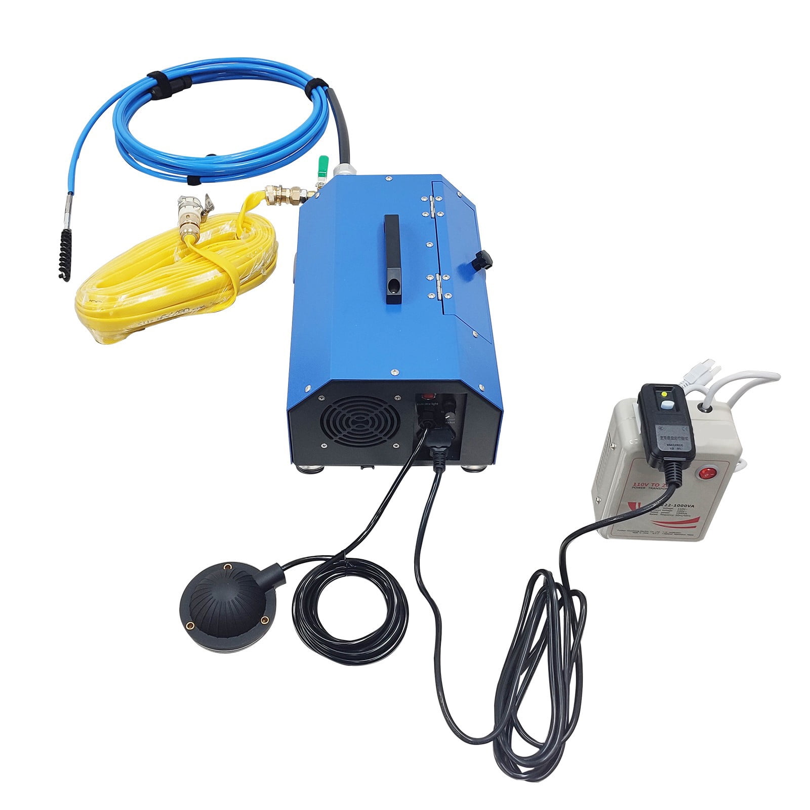 Condenser Pipeline Cleaning Machine Electric Tube Cleaner Kit 0.6-0.7 Inch Pipe 110V/220V
